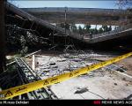 تصاویری از سقوط پل کابلی شیراز