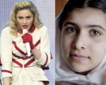 برهنه شدن توهین آمیز مدونا برای همدردی با خانواده "مالالا" +عکس