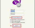 نحوه ساخت Yahoo! ID وتغییرPassword