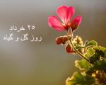 25 خرداد ؛ روز گل و گیاه