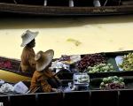 عکس؛ بازار شناور در تایلند