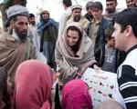 آنجلینا جولی در میان افغانها