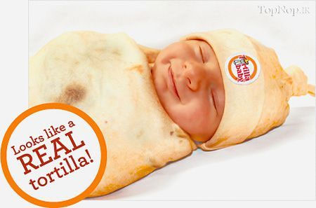 نوزاد خود را ساندویچ کنید!! +عکس