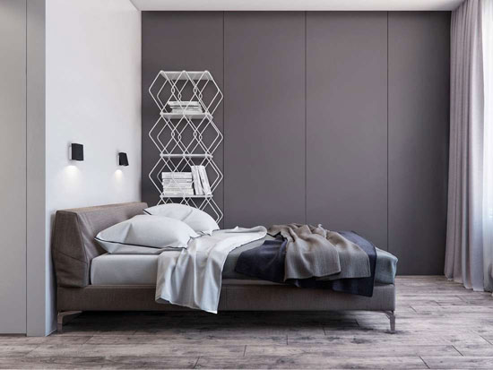 ۲ مدل دکوراسیون داخلی منزل با رنگ خاکستری