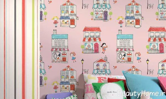 جدیدترین کاغذ دیواری اتاق کودک با طرح های شیک