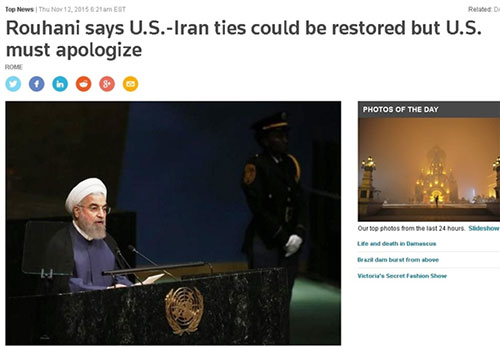 روحانی: روابط ایران و آمریکا می‌تواند عادی شود