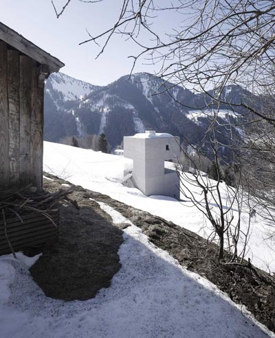 کوه آلپ,کلبه کوهستانی,ساخت کلبه های سنتی