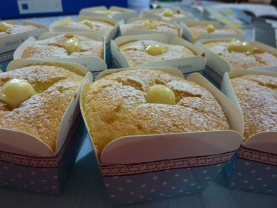طرز تهیه کاپ کیک هوکایدو پرتقالی با کرم کاسترد وانیلی ( ژاپنی )