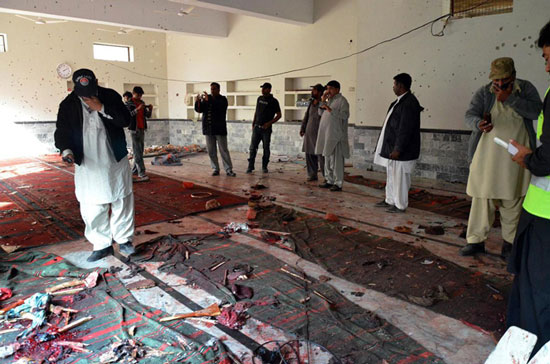 (تصاویر) حمله به مسجد شیعیان