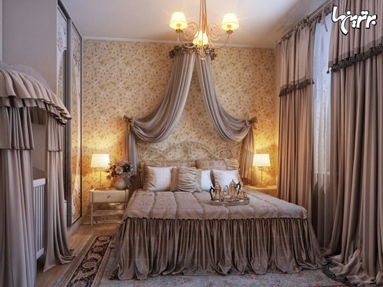 یک اتاق خواب رومانتیک ...