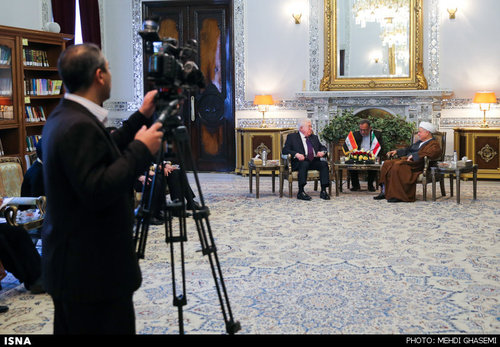 استقبال ویژه هاشمی از رئیس جمهوری عراق (عکس)