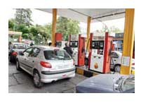  کاهش موقت فروش بنزین
