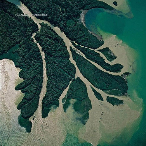 عکس های هوایی از مخازن آب زمین