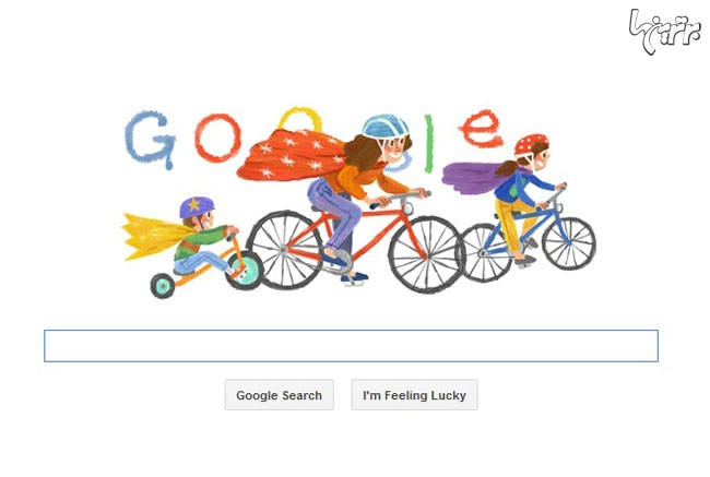 عکس: لوگوی گوگل به مناسبت روز مادر
