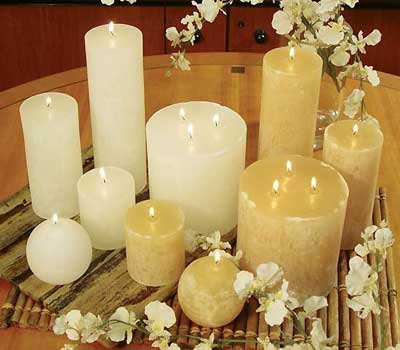 نمونه هایی از تزیین شمع های سفره هت سین