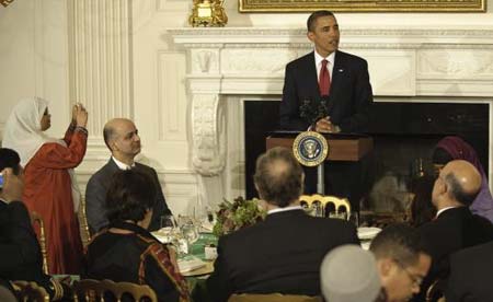 افطاری اوباما در کاخ سفید