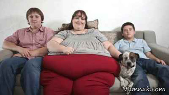 ازدواج چاق ترین زن دنیا + عکس!