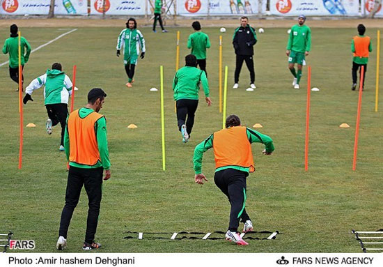گزارش تصویری از تمرین تیم ملی فوتبال ایران