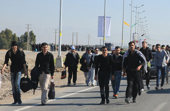 لاریجانی در مرز مهران و شلمچه + عکس