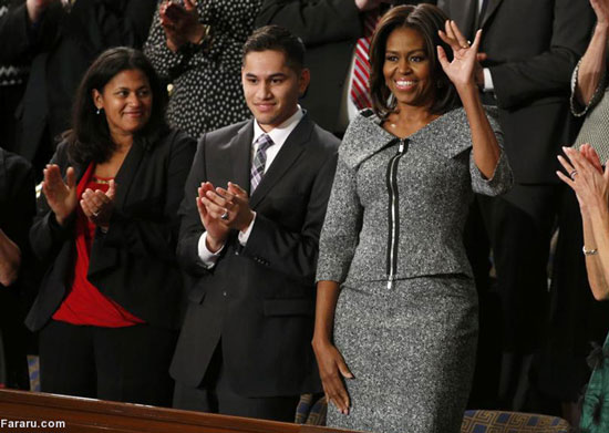 (تصاویر) نطق سالانه اوباما در کنگره