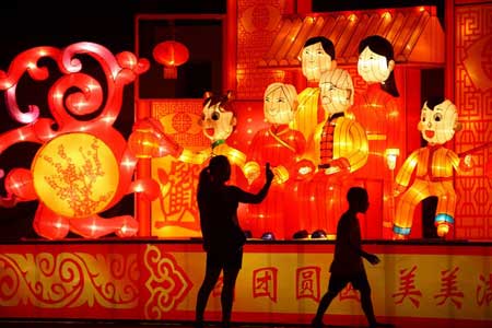 جشنواره فانوس در نینگبو چین
