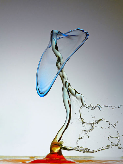 نمونه های زیبای عکاسی از قطره های آب توسط مصطفی نادرپور