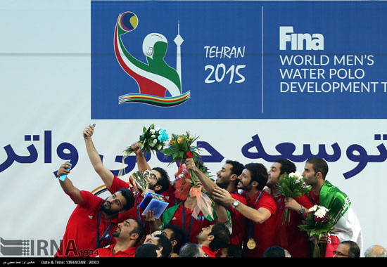 عکس: قهرمانی مقتدرانه تیم واترپلوی ایران