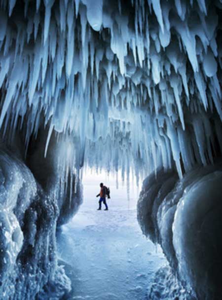 عکسهای جالب, غار یخی ,تصاویر دیدنی