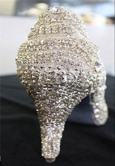 گران‌ترین کفش,گرا‌ن‌ ترین کفش زنانه جهان,کفش ساخته شده از الماس