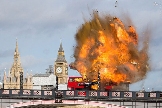 عکس/ جکی‌چان مردم لندن را وحشت‌زده کرد