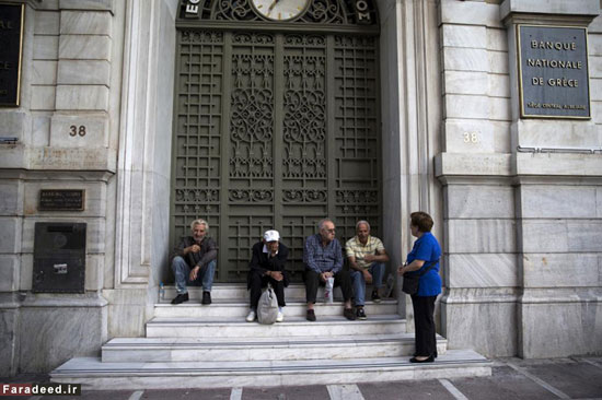 (تصاویر) تعطیلی بانک‌ها در یونان