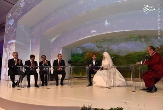 تصاویر اردوغان در مراسم عروسی پسر گل