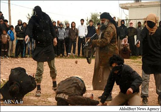 اعدام هولناک ۵ شهروند سوری با اقدام داعش