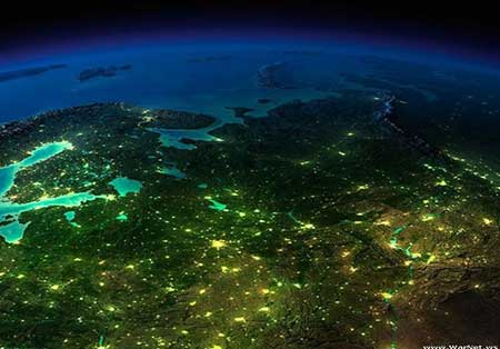 اخبار,اخبار گوناگون ,تصاویر کره زمین از آسمان شب
