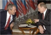 بوش و پوتین پیش از سردی روابط