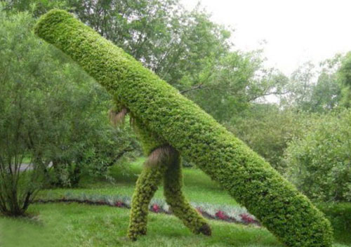 مجسمه های خارق العاده از گیاه در باغ مونترآل