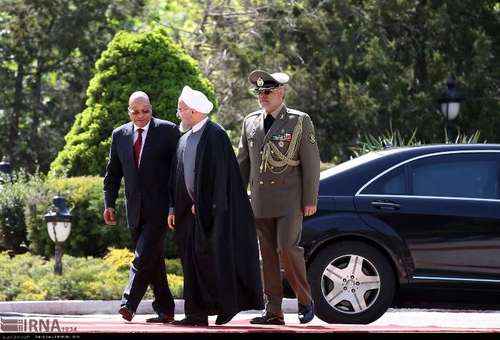  اخبارسیاست خارجی ,خبرهای  سیاست خارجی,استقبال رسمی روحانی از رییس جمهور آفریقای جنوبی  