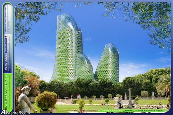 حضور آسمانخراش‌های سبز در طرح آینده‌نگر پاریس