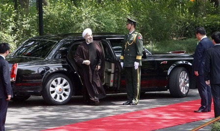 اخبار,اخبار سیاست خارجی,خودرو تشریفات روحانی در چین