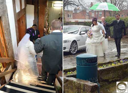 اقدام عجیب یک عکاس حرفه ای در مراسم ازدواج این زوج جوان