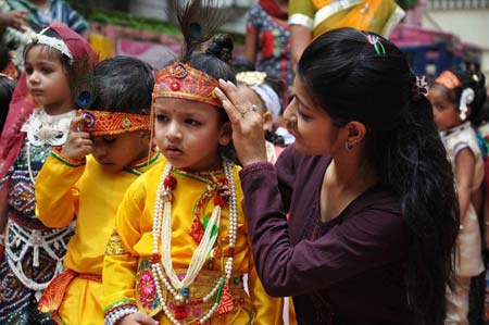 فستیوال جانماشتامی در هند  