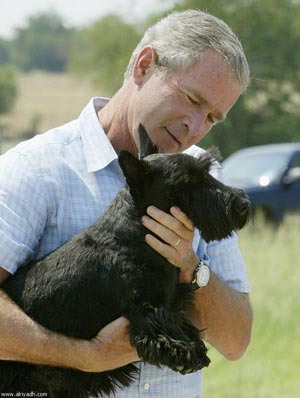 «جرج بوش» بیانیه داد: سگم مُرد!