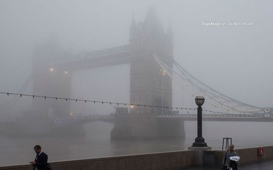 مه غلیظ در بریتانیا