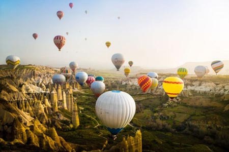 جشنواره بالون ها در ترکیه