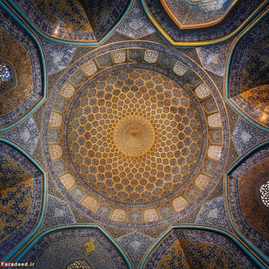 بازتاب«سقف‌های رنگارنگ ایران»در تلگراف