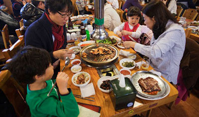 غذاهای کره ای, غذا در کره