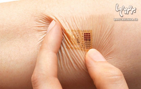 وقتی تکنولوژی به پوستتان می چسبد! +عکس