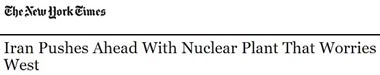 برنامه هسته ای ایران,نیویورک تایمز
