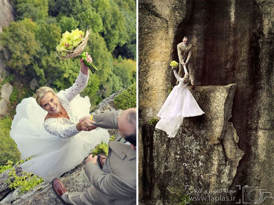 هیجان انگیزترین عکس های عروسی