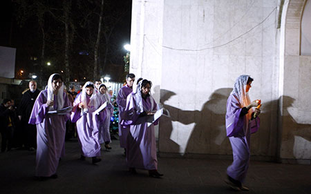 اخبار,اخباراجتماعی,مراسمِ سال نو میلادی در تهران